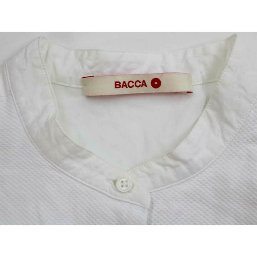 BACCA(バッカ)の【夏物 新入荷】★BACCA/バッカ★ロングブラウス/シャツブラウス/シンプル/ブラウス/ノースリーブ ホワイト/白 レディース 36【中古】夏 805042 レディースのトップス(シャツ/ブラウス(半袖/袖なし))の商品写真