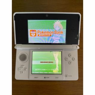 ニンテンドー3DS(ニンテンドー3DS)のニンテンドー 3DS 本体 ホワイト ポケモンバンク ポケムーバー(携帯用ゲーム機本体)