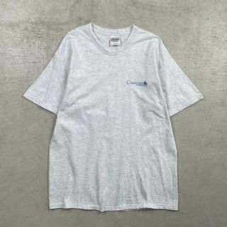 00年代 Champion MORTGAGE アドバタイジング プリントTシャツ メンズL(Tシャツ/カットソー(半袖/袖なし))