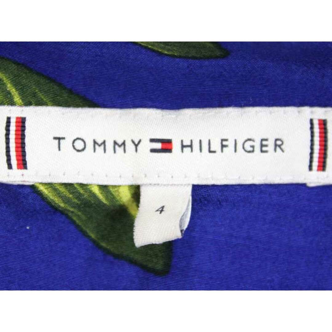 TOMMY HILFIGER(トミーヒルフィガー)の【夏物 新入荷】‡TOMMY HILFIGER/トミーヒルフィガー‡花柄ノースリーブブラウス/ノースリーブ ブルー/青 レディース 4【中古】 夏 705042 レディースのトップス(シャツ/ブラウス(半袖/袖なし))の商品写真