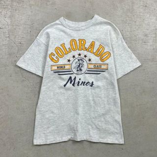 90年代 COLORADO Mines スーベニア プリント Tシャツ メンズM相当(Tシャツ/カットソー(半袖/袖なし))