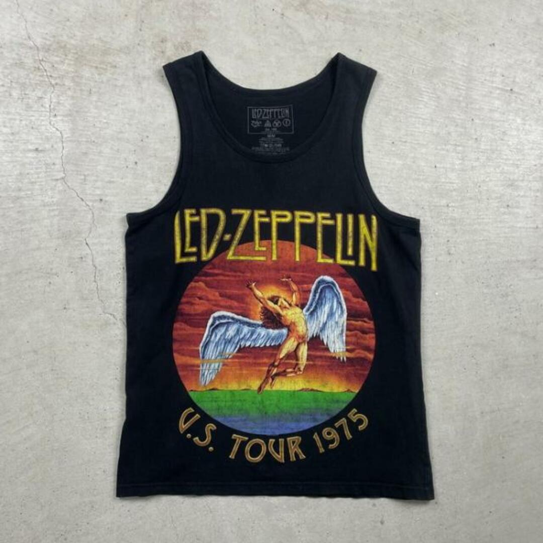 00年代 LED ZEPPELIN レッドツェッペリン U.S.TOUR 1975 リプリント タンクトップ バンドTシャツ バンT メンズM メンズのトップス(Tシャツ/カットソー(半袖/袖なし))の商品写真