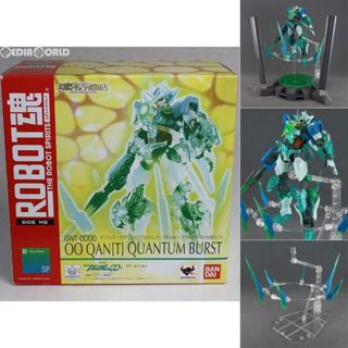 バンダイ(BANDAI)の魂ウェブ商店限定 ROBOT魂(SIDE MS) ダブルオークアンタ(クアンタムバーストVer.) ブラックライト台座セット 劇場版 機動戦士ガンダム00 完成品 可動フィギュア バンダイ(アニメ/ゲーム)