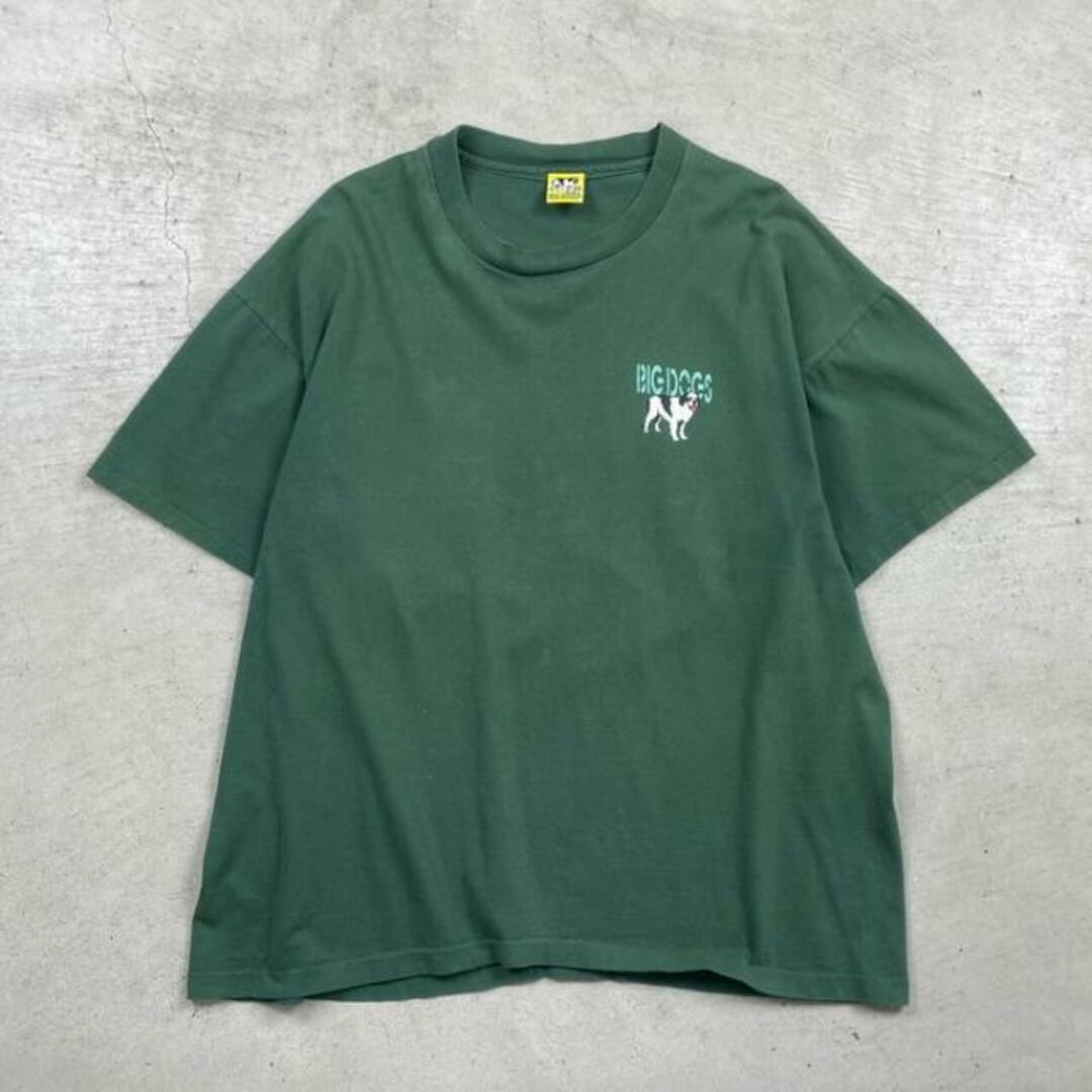 90年代 USA製 BIG DOGS ビッグドッグス アニマル プリントTシャツ メンズ2XL メンズのトップス(Tシャツ/カットソー(半袖/袖なし))の商品写真