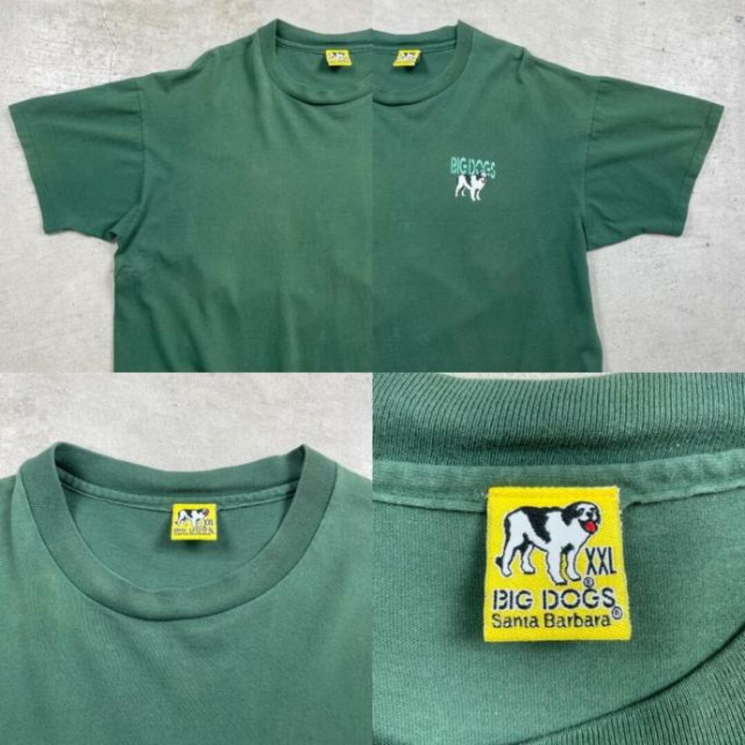 90年代 USA製 BIG DOGS ビッグドッグス アニマル プリントTシャツ メンズ2XL メンズのトップス(Tシャツ/カットソー(半袖/袖なし))の商品写真