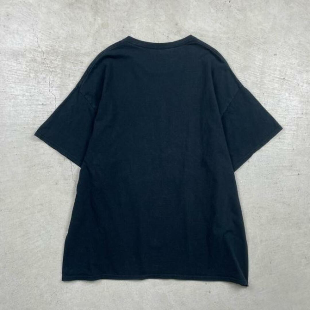 00年代 スカル モーターサイクル プリントTシャツ ドクロ ファイヤー メンズ2XL メンズのトップス(Tシャツ/カットソー(半袖/袖なし))の商品写真