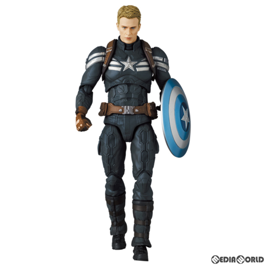 マフェックス No.202 MAFEX CAPTAIN AMERICA(Stealth Suit)(キャプテン・アメリカ ステルススーツ) キャプテン・アメリカ/ウィンター・ソルジャー 完成品 可動フィギュア メディコム・トイ エンタメ/ホビーのフィギュア(アメコミ)の商品写真