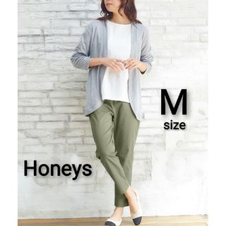 ハニーズ(HONEYS)の【ハニーズ】テーパードパンツ  チノパン  カーキ  M(カジュアルパンツ)