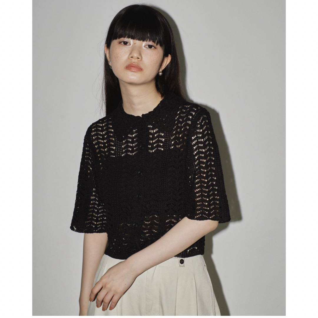 TODAYFUL(トゥデイフル)の値下げ！lace knit shirts 美品・完売品 レディースのトップス(ニット/セーター)の商品写真