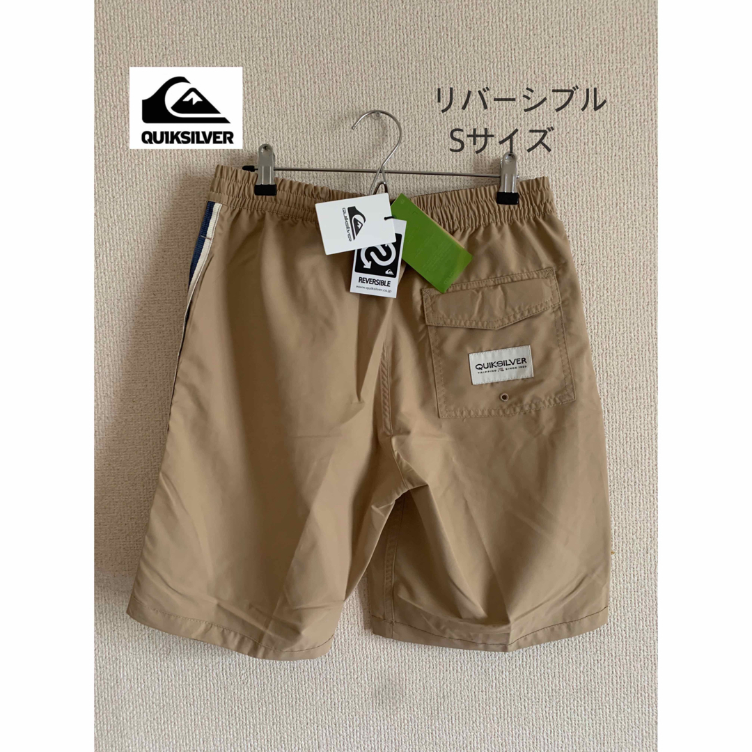 QUIKSILVER(クイックシルバー)の新品タグ付き　QUIKSILVER リバーシブル　サーフショーツ　定価6050円 メンズの水着/浴衣(水着)の商品写真