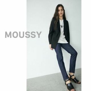 マウジー(moussy)のMOUSSY マウジー　テーラード　ジャケット　黒　ブラック　レディース　羽織り(テーラードジャケット)