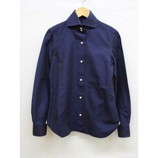 BARBA - 【新入荷】‡BARBA/バルバ‡コットンシャツ/長袖 ネイビー BARBA - 【新入荷】‡BARBA/バルバ‡コットンシャツ/長袖 ネイビー