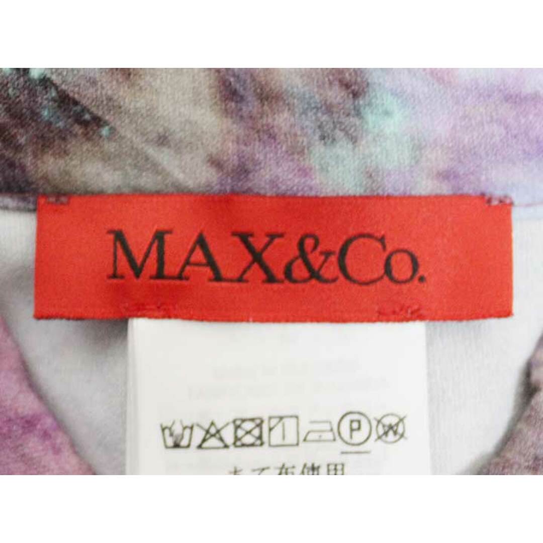 Max & Co.(マックスアンドコー)の【夏物 新入荷】☆MAX&Co./マックスアンド コー☆総柄ブラウス/シャツ/ブラウス/長袖/カジュアル パープル/紫 レディース 38【中古】春夏 415042 レディースのトップス(シャツ/ブラウス(半袖/袖なし))の商品写真