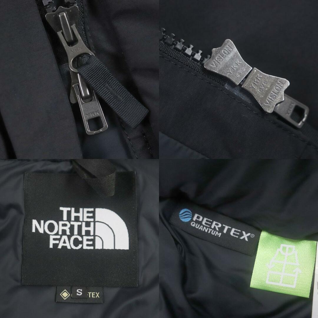 THE NORTH FACE(ザノースフェイス)の未使用品▼THE NORTH FACE ザ・ノースフェイス ND91930 MOUNTAIN DOWN JACKET RERTEX GORETEX ロゴ刺繍 フード付き WZIP ダウンジャケット ブラック S 正規品 メンズ 定価68,200円 メンズのジャケット/アウター(ダウンジャケット)の商品写真