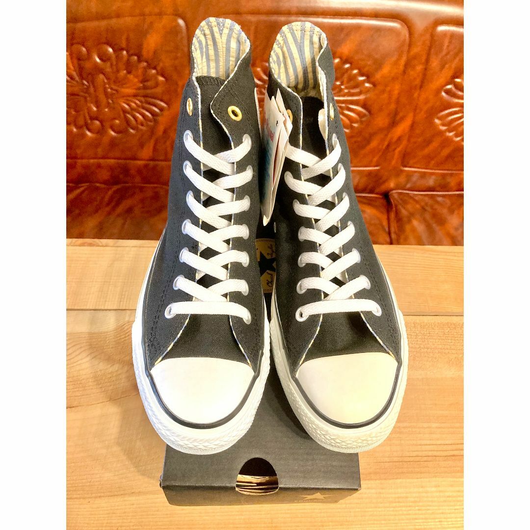 CONVERSE(コンバース)の★希少レア!コンバース オールスター ストライプ ハイカット 黒 244★ メンズの靴/シューズ(スニーカー)の商品写真