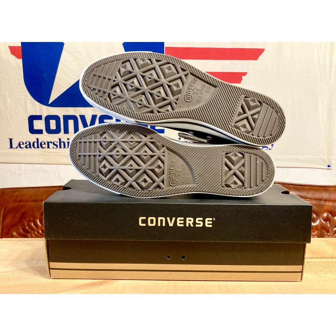 CONVERSE(コンバース)の★希少レア!コンバース オールスター ストライプ ハイカット 黒 244★ メンズの靴/シューズ(スニーカー)の商品写真