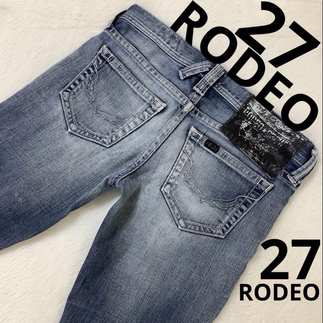 RODEO CROWNS WIDE BOWL(ロデオクラウンズワイドボウル)の【超貴重】RODEO CROWNS デニム 27 ローライズ ギャル 渋谷109 レディースのパンツ(デニム/ジーンズ)の商品写真