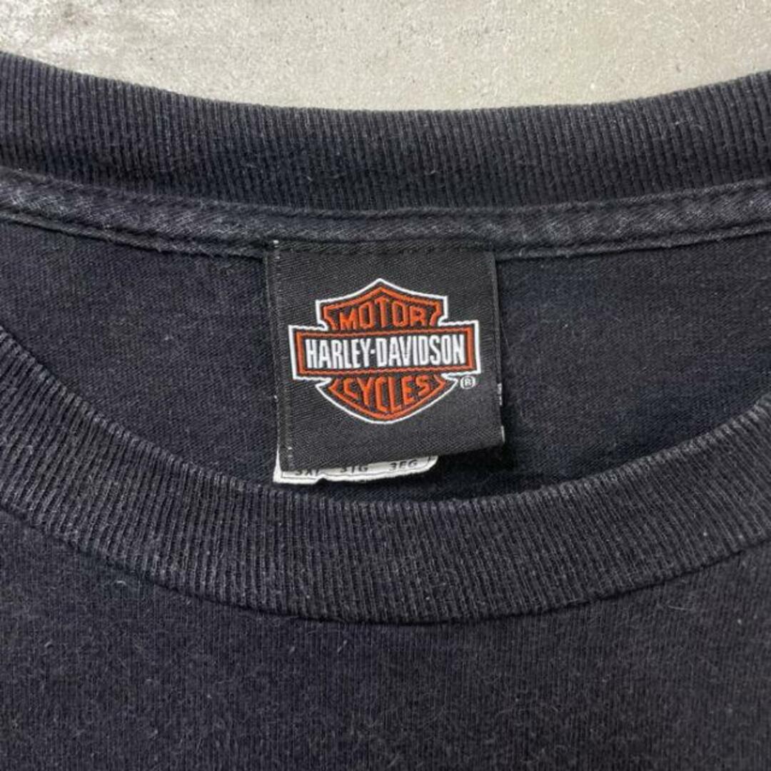 Harley-Davidson ハーレーダビッドソン プリントTシャツ フレイムパターン バイク メンズ3XL メンズのトップス(Tシャツ/カットソー(半袖/袖なし))の商品写真