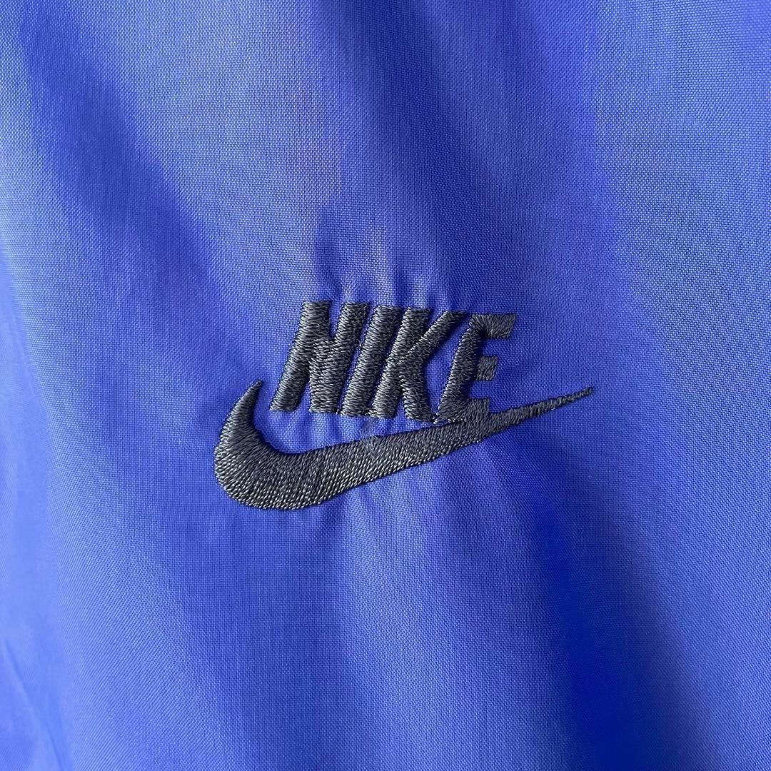 NIKE(ナイキ)の入手困難 90s 銀タグ NIKE ハーフジップ ナイロン プルオーバー 刺繍 メンズのジャケット/アウター(ナイロンジャケット)の商品写真