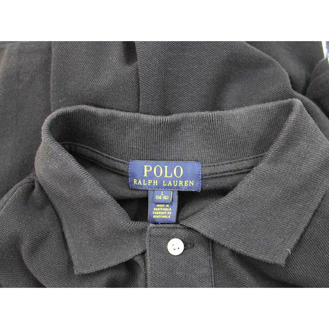 Ralph Lauren(ラルフローレン)の【夏物 新入荷】★POLO RALPH LAUREN/ポロラルフローレン★ポロシャツ/ワンポイント刺繍/おしゃれ/カジュアル/カットソー/半袖 ブラック/黒 レディース ?(14-16)【中古】夏 315042 レディースのトップス(ポロシャツ)の商品写真