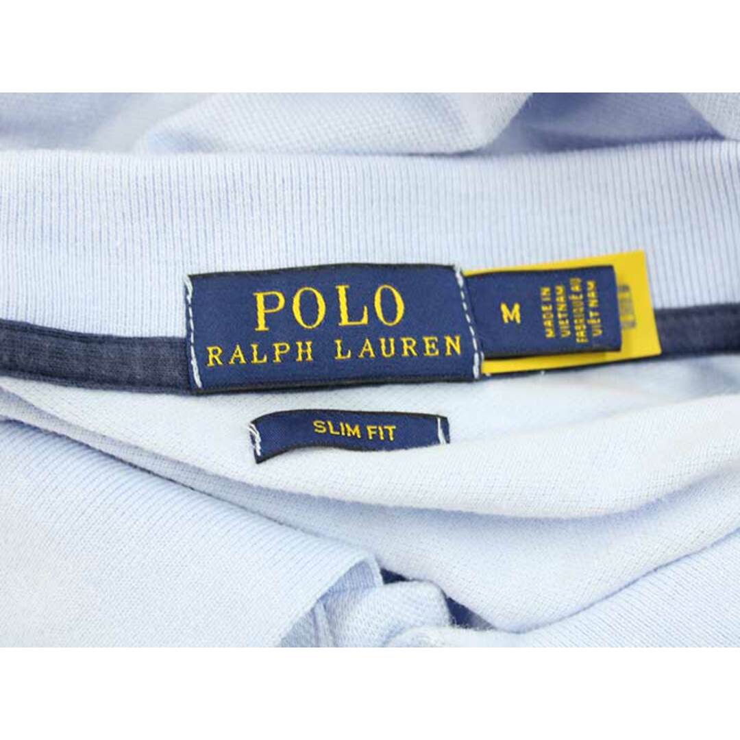 Ralph Lauren(ラルフローレン)の【夏物 新入荷】★POLO RALPH LAUREN/ポロラルフローレン★ポロシャツ/ワンポイント刺繍/おしゃれ/カジュアル/カットソー/半袖 ライトブルー/水色 レディース M【中古】夏 315042 レディースのトップス(ポロシャツ)の商品写真