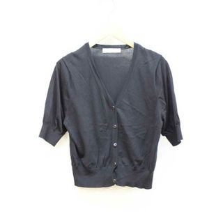 M-premier - 【夏物 新入荷】『M-PREMIER/エムプルミエ』カーディガン/ニット/無地/五分丈 ブラック/黒 レディース  38【中古】 春夏 015042