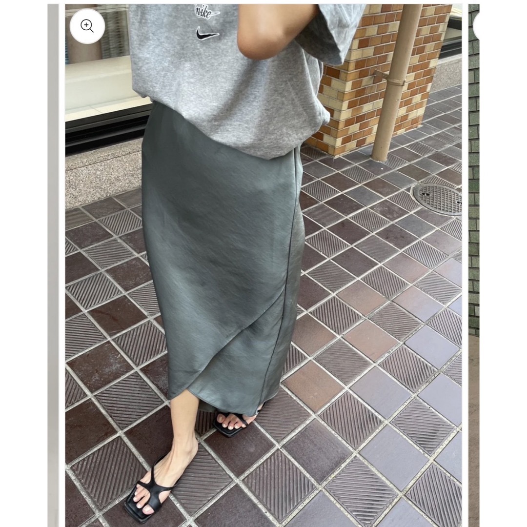 Alia curve design skirt カーブデザインスカート 新品 レディースのスカート(ロングスカート)の商品写真