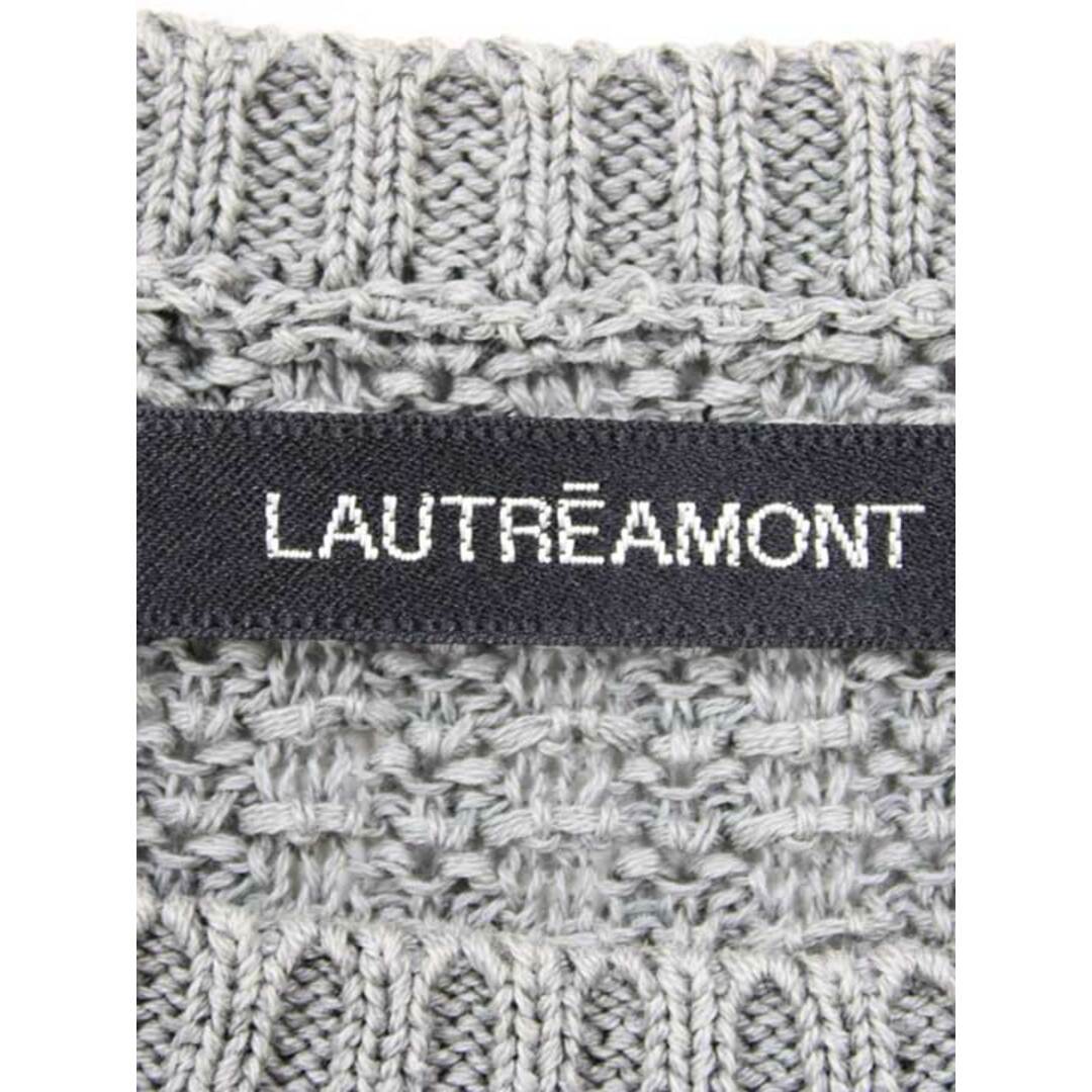 LAUTREAMONT(ロートレアモン)の【夏物 新入荷】‡LAUTREAMONT｜ロートレアモン‡コットンニット/ノースリーブ  グレー レディース 38【中古】夏 115042 レディースのトップス(ニット/セーター)の商品写真