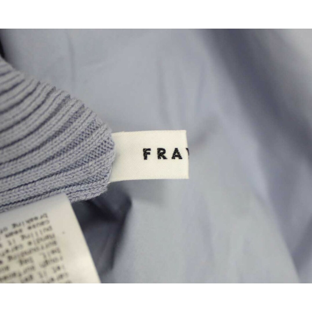 FRAY I.D(フレイアイディー)の【春夏物 新入荷】●FRAY I.D/フレイアイディー●2022年製/バルーンスリーブドッキングニット/半袖/クルーネック ブルー/青 レディース ONE【中古】春夏 415042 レディースのトップス(ニット/セーター)の商品写真