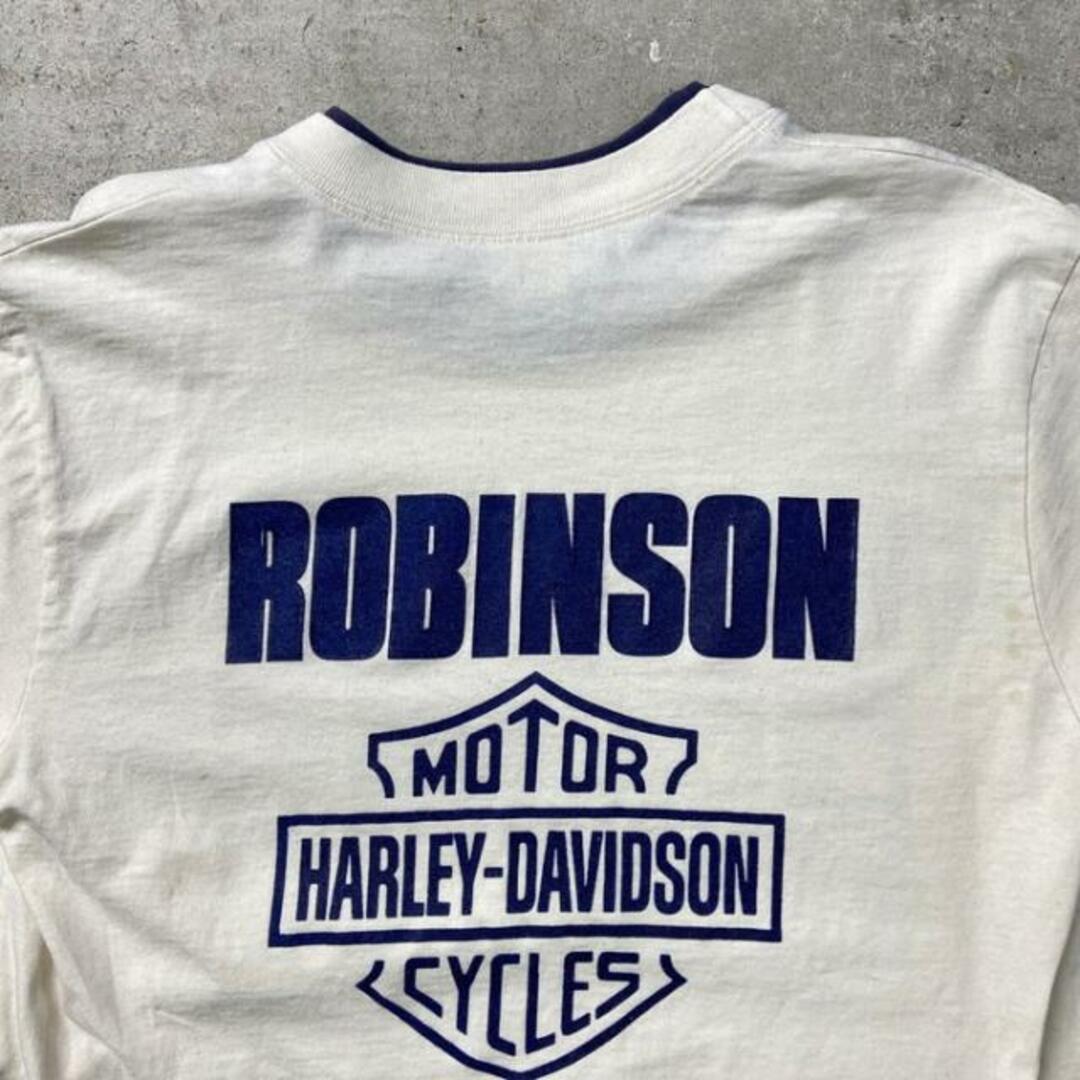 80年代 USA製 Harley-Davidson ハーレーダビッドソン 両面プリントTシャツ メンズM メンズのトップス(Tシャツ/カットソー(半袖/袖なし))の商品写真