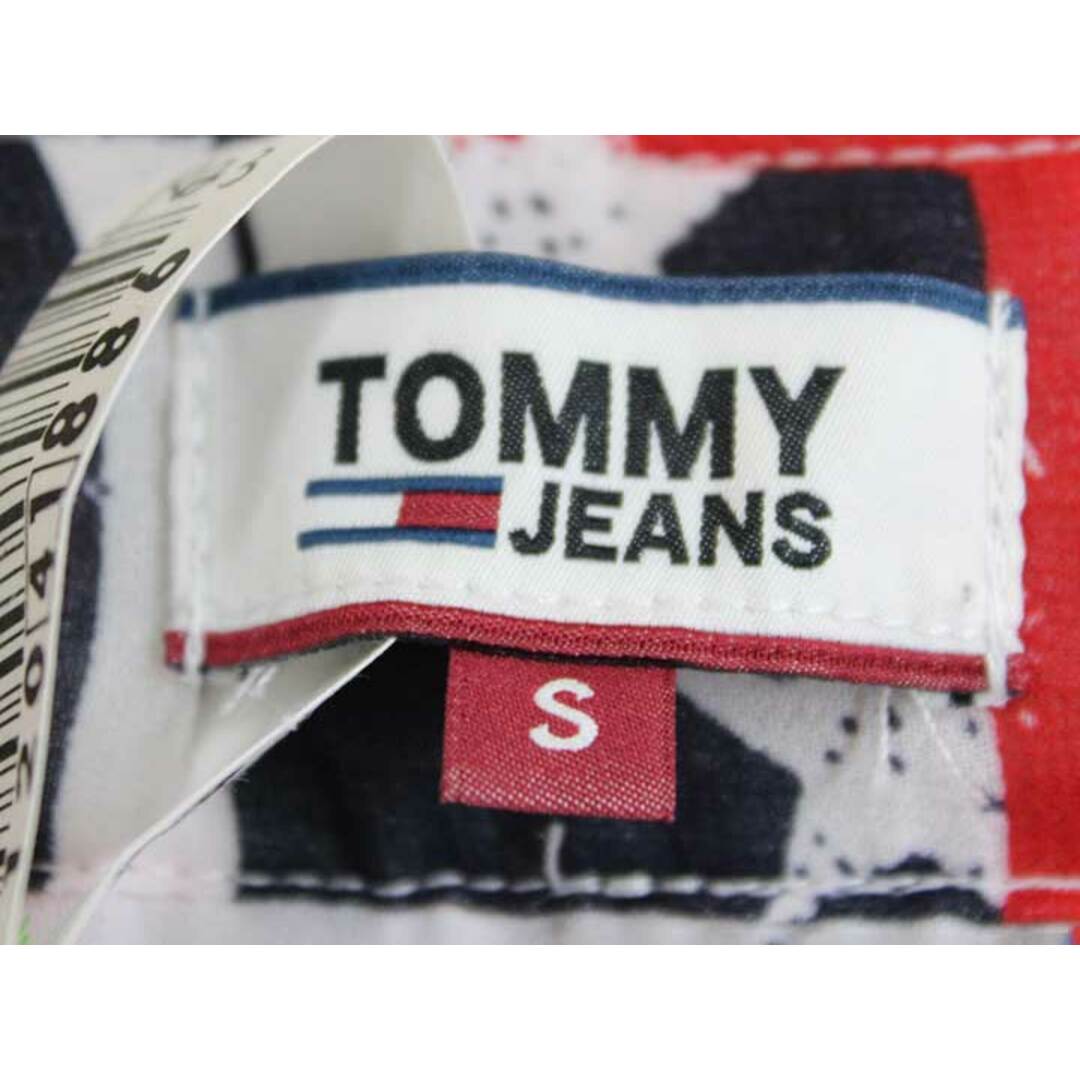 TOMMY JEANS(トミージーンズ)の【夏物 新入荷】‡TOMMY JEANS/トミー ジーンズ‡星柄プリーツスカート/膝丈 レッド×ホワイト×ネイビー赤×白×紺 レディース  S【中古】 夏春 705042 レディースのスカート(その他)の商品写真