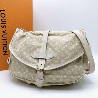 ルイヴィトン(LOUIS VUITTON)の【鑑定済】ルイヴィトン  ソミュール30 モノラン　キャンバス　白(ショルダーバッグ)