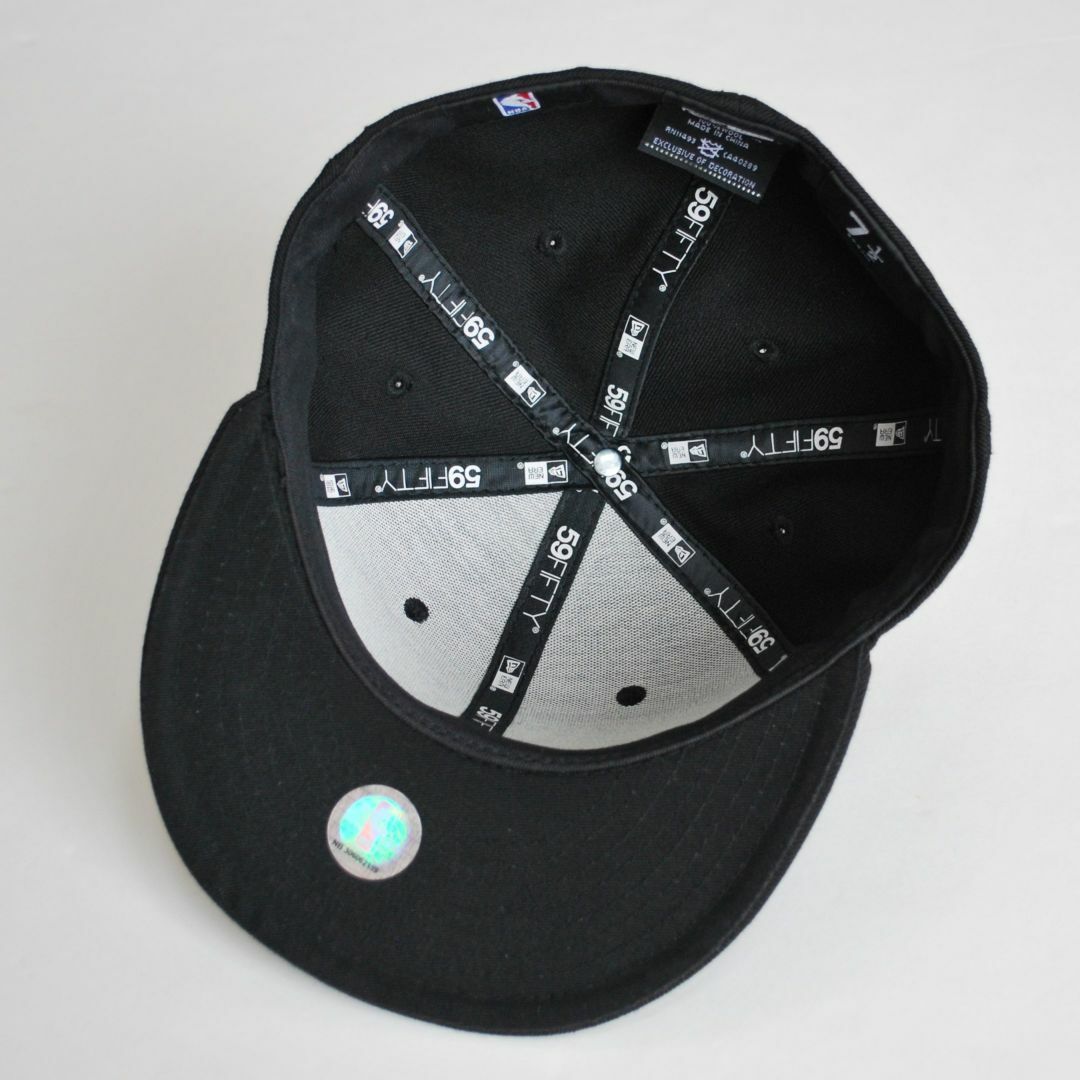 NEW ERA(ニューエラー)の別注 NEWERA x NBA コラボ 59FIFTY シカゴブルズ ブラック メンズの帽子(キャップ)の商品写真