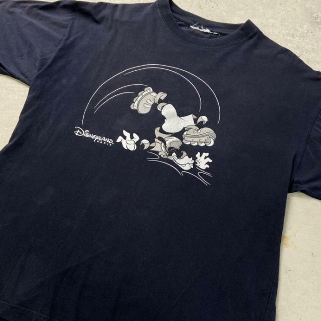 DISNEY LAND PARIS ディズニー グーフィー キャラクタープリントTシャツ メンズXL相当 メンズのトップス(Tシャツ/カットソー(半袖/袖なし))の商品写真