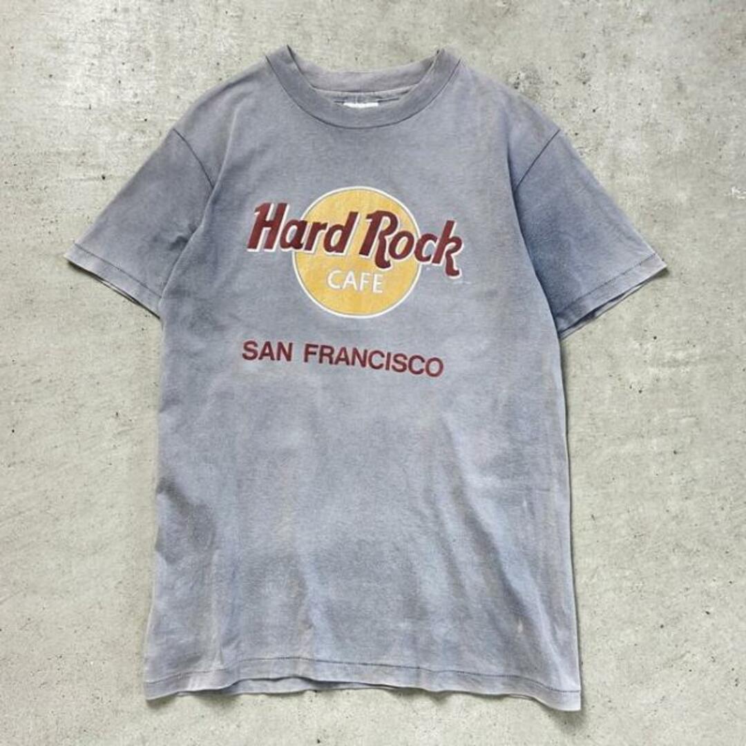 90年代 USA製 HARD ROCK CAFE SAN FRANCISCO ハードロックカフェ プリントTシャツ メンズM メンズのトップス(Tシャツ/カットソー(半袖/袖なし))の商品写真