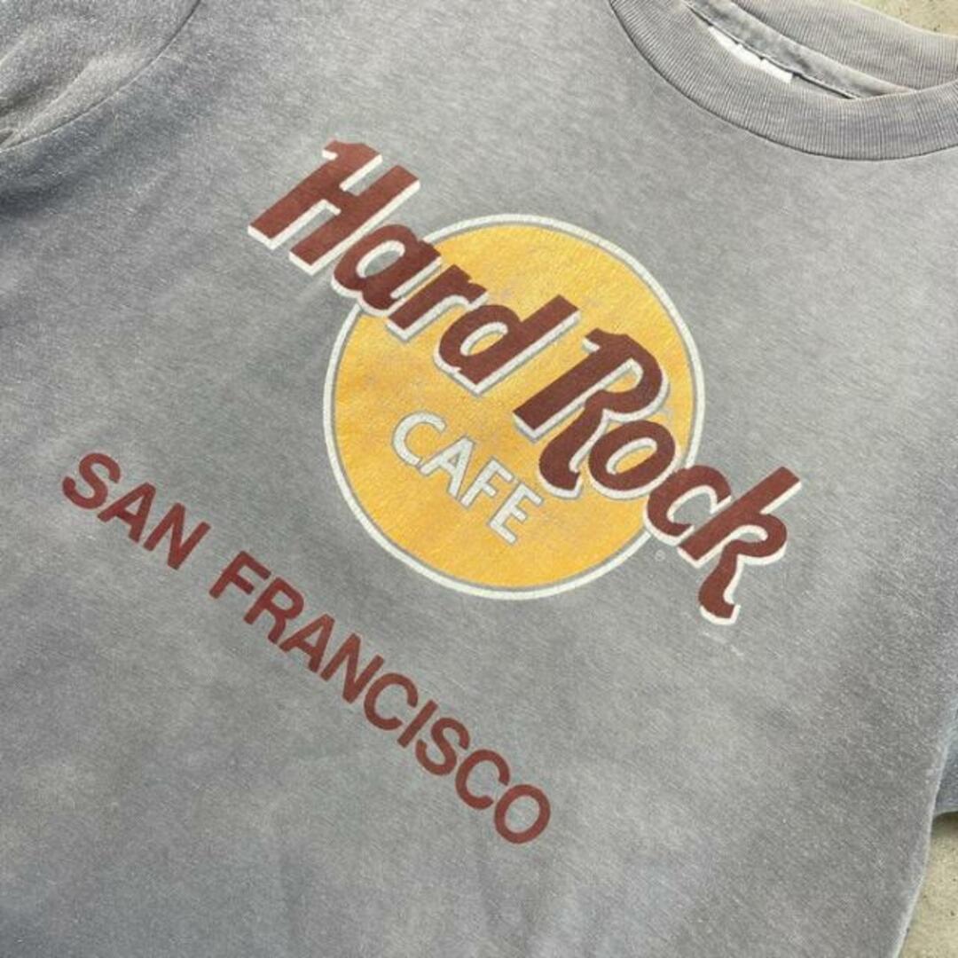 90年代 USA製 HARD ROCK CAFE SAN FRANCISCO ハードロックカフェ プリントTシャツ メンズM メンズのトップス(Tシャツ/カットソー(半袖/袖なし))の商品写真