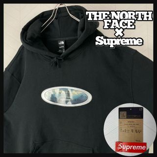 シュプリーム(Supreme)の限定品 シュプリーム ノースフェイス コラボ パーカー 黒 XXL 21AW(パーカー)