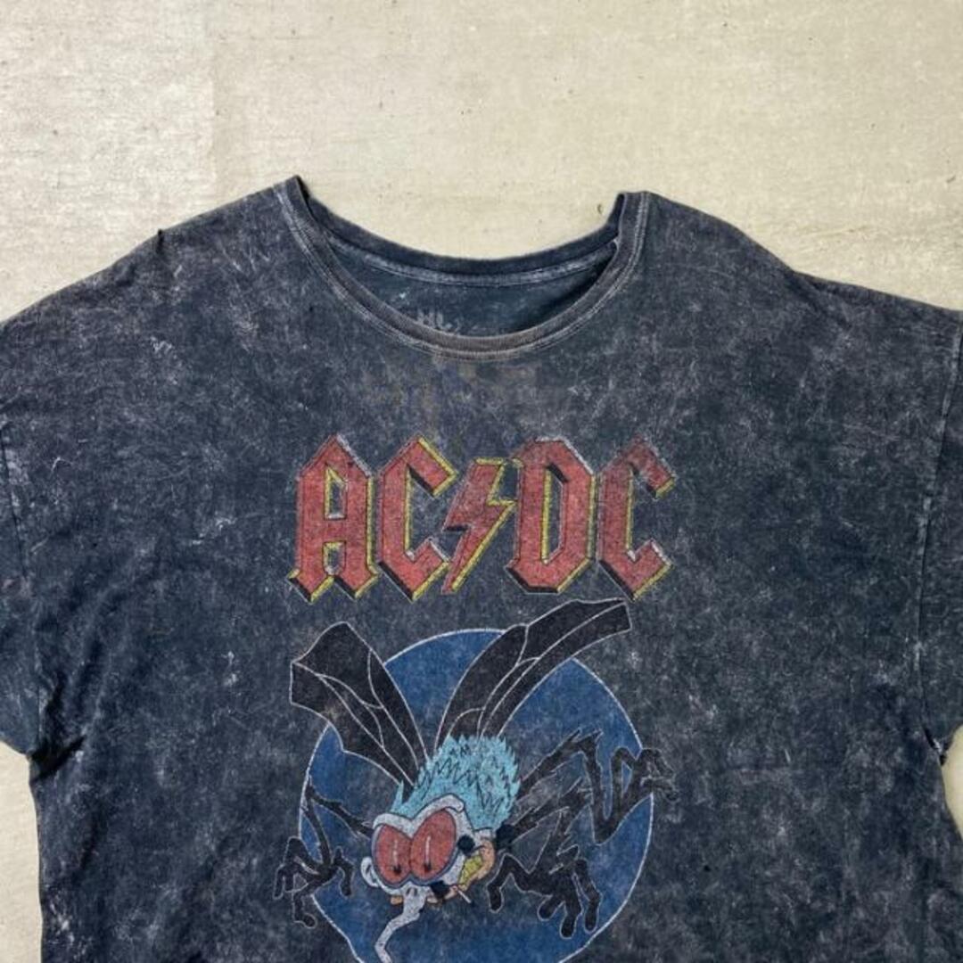 AC/DC FLY ON THE WALL TOUR 1985 ロゴプリント バンドTシャツ メンズ2XL メンズのトップス(Tシャツ/カットソー(半袖/袖なし))の商品写真
