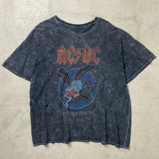 AC/DC FLY ON THE WALL TOUR 1985 ロゴプリント バンドTシャツ メンズ2XL(Tシャツ/カットソー(半袖/袖なし))