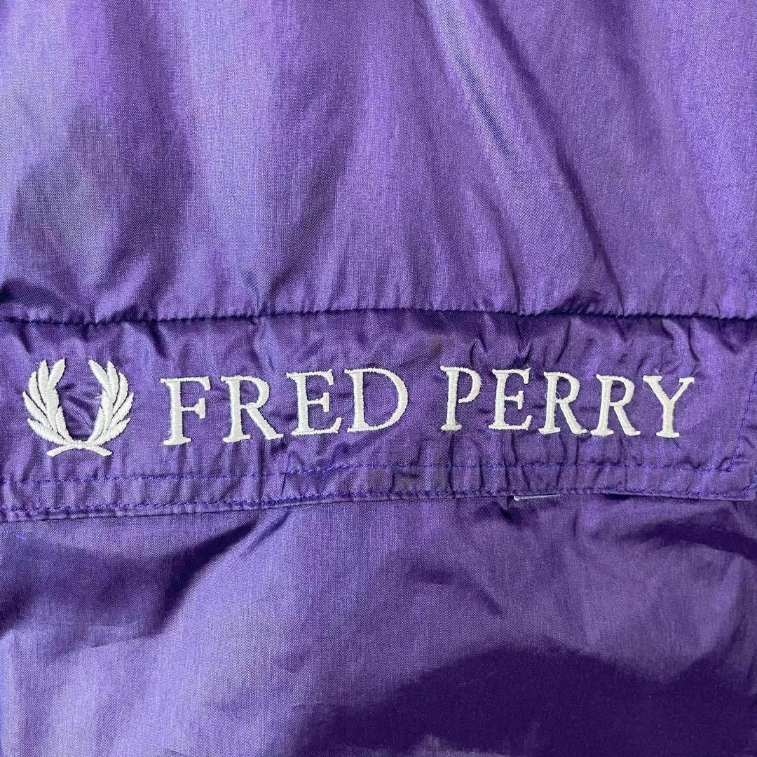 FRED PERRY(フレッドペリー)の希少 フレッドペリー ハーフジップ ナイロンジャケット 極太アーム プルオーバー メンズのジャケット/アウター(ナイロンジャケット)の商品写真