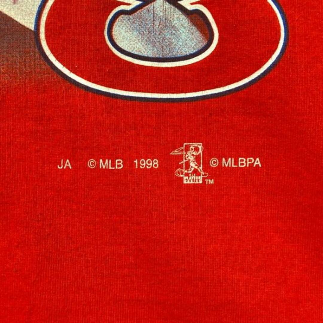 90年代 USA製 MLB St.Lois Cardinals マーク・マグワイア プリントTシャツ メンズXL メンズのトップス(Tシャツ/カットソー(半袖/袖なし))の商品写真