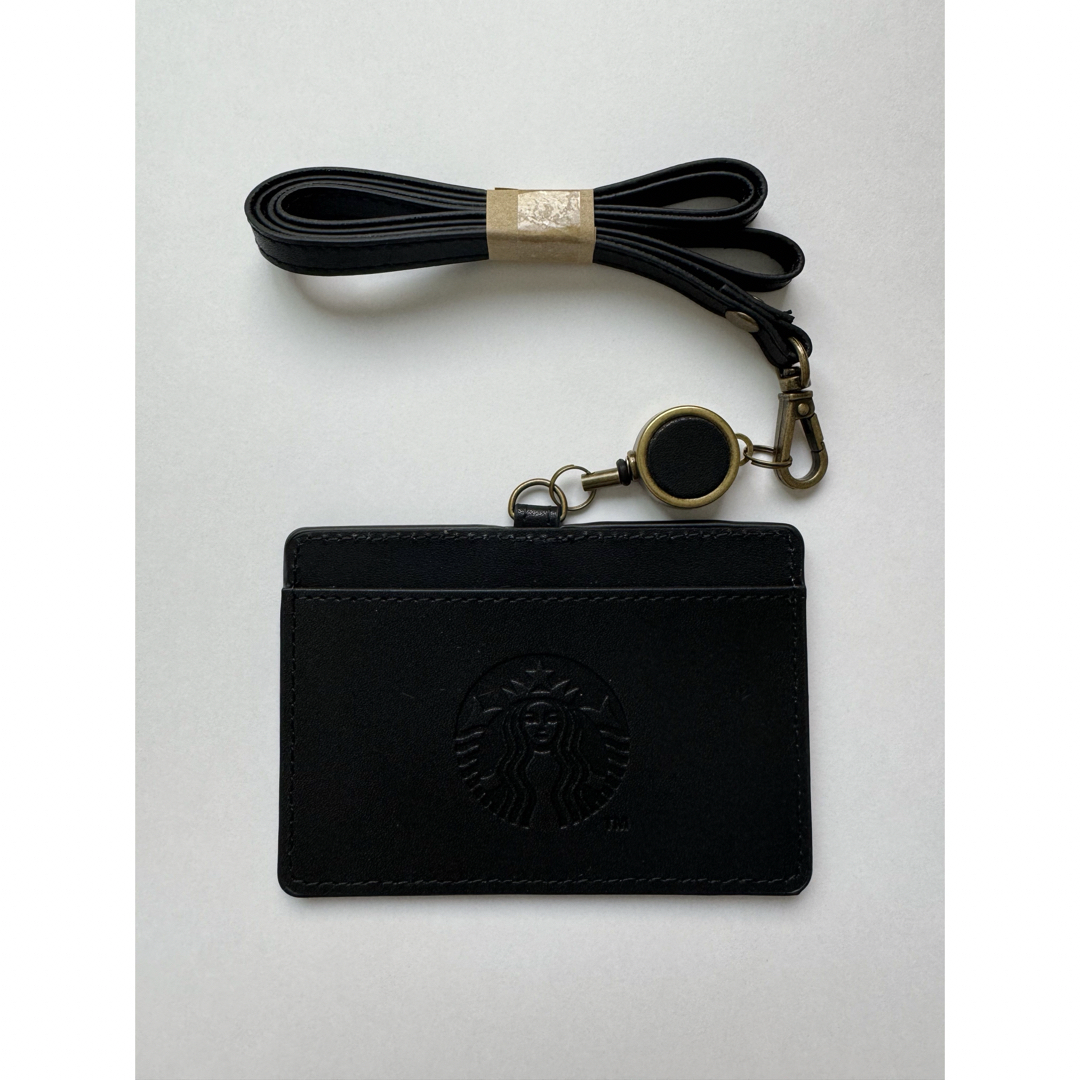 Starbucks(スターバックス)のStarbucks Reward 限定　リサイクルレザー　IDカードホルダー レディースのファッション小物(パスケース/IDカードホルダー)の商品写真