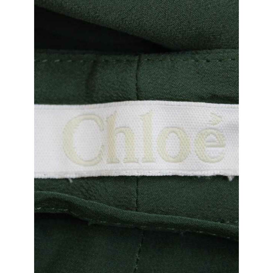 Chloe(クロエ)の【夏物 新入荷】‡Chloe/クロエ‡シルクパンツ/十分丈 グリーン/緑 レディース  T38【中古】 夏春 705042 レディースのパンツ(その他)の商品写真