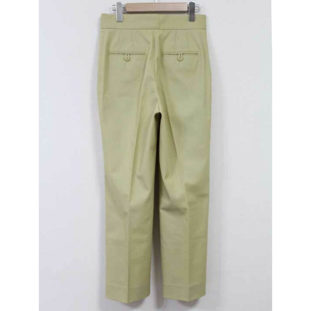 【夏物 新入荷】☆green label relaxing/グリーンレーベルリラクシング☆ホップサックテーパードパンツ/ロングパンツ/長ズボン/ポケット/カジュアル/無地 黄緑 レディース 38【中古】春夏 015042 レディースのパンツ(その他)の商品写真