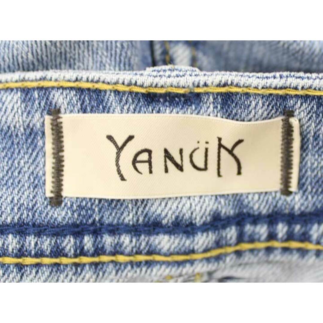 YANUK(ヤヌーク)の【夏物 新入荷】★YANUK/ヤヌーク★57121231/デニムパンツボーイズストレートLEA/オシャレ/ハイウエスト/ダメージ加工/カットオフ/カジュアル/パンツ/ボトムス/デニム/フルレングス インディゴ レディース 21【中古】春夏秋冬 315042 レディースのパンツ(その他)の商品写真