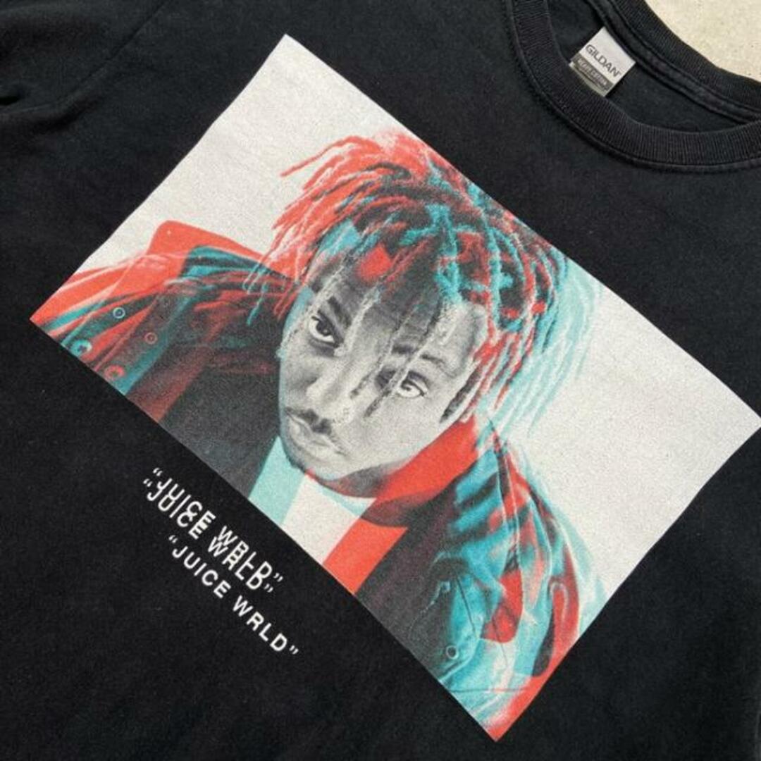 JUICE WRLD ジュースワールド プリントTシャツ アーティスト ラップT メンズM メンズのトップス(Tシャツ/カットソー(半袖/袖なし))の商品写真