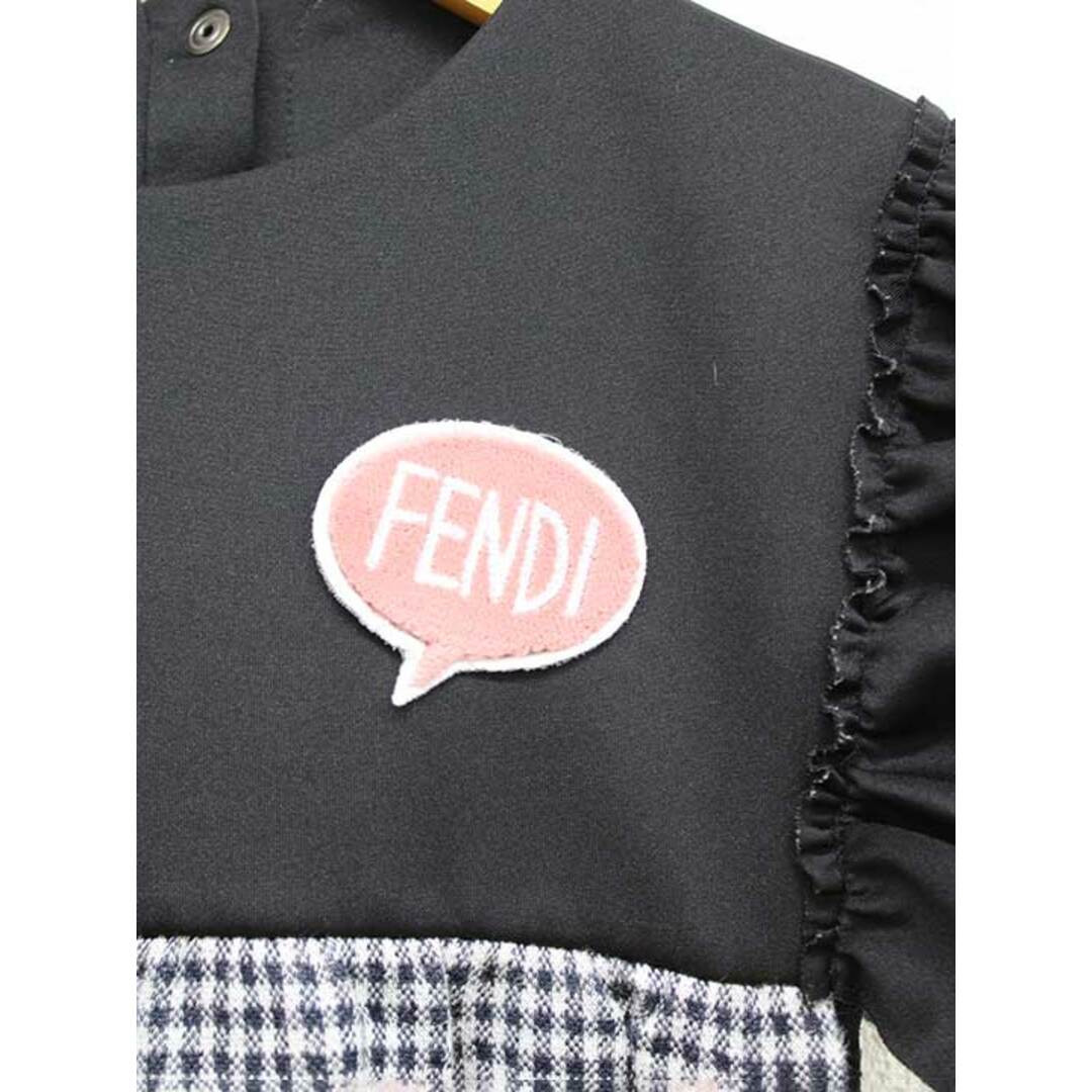 FENDI(フェンディ)の【夏物 新入荷】‡FENDI/フェンディ‡オールインワン/ノースリーブ/十分丈 ブラック/黒 レディース（キッズ） 12【中古】 夏 705042 レディースのパンツ(オールインワン)の商品写真