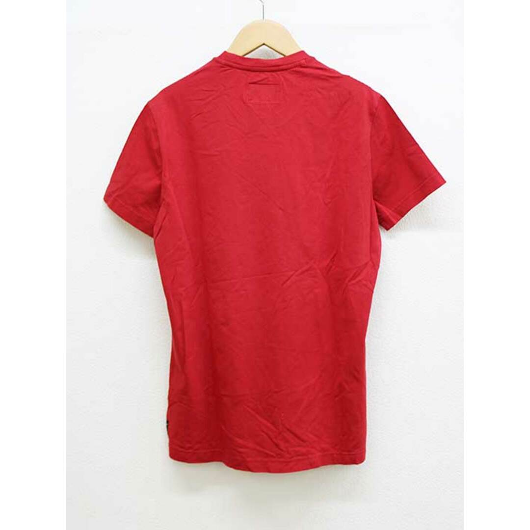 ARMANI JEANS(アルマーニジーンズ)の【夏物 新入荷】‡ARMANI JEANS/アルマーニジーンズ‡半袖Tシャツ/カットソー半袖 レッド/赤 メンズ  L【中古】 夏 705042 メンズのトップス(Tシャツ/カットソー(半袖/袖なし))の商品写真