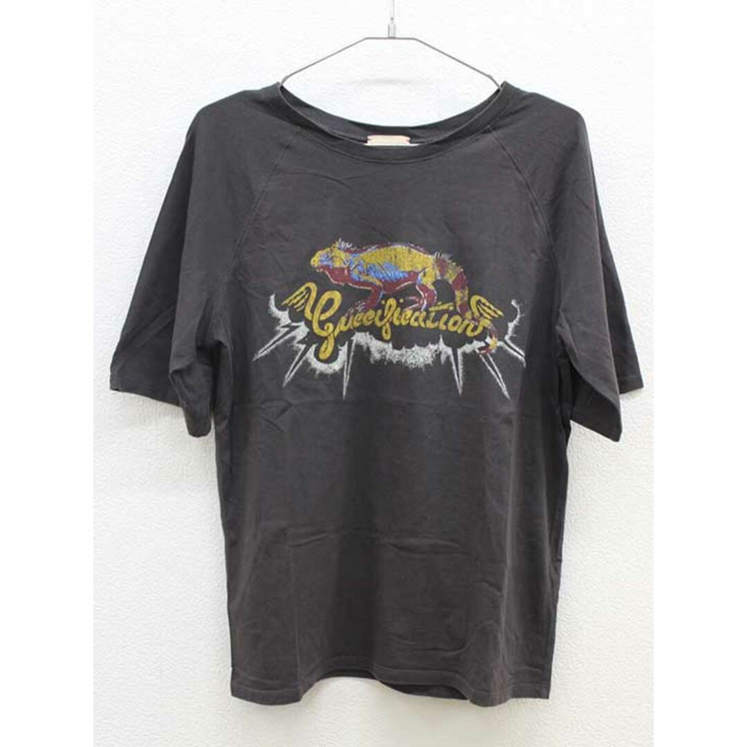 Gucci(グッチ)の【夏物 新入荷!】▽グッチ/GUCCI▽150cm 半袖カットソー/半袖Tシャツ 黒【中古】子供服 キッズ kids ジュニア 男の子 夏 tops 805042 メンズのトップス(Tシャツ/カットソー(半袖/袖なし))の商品写真