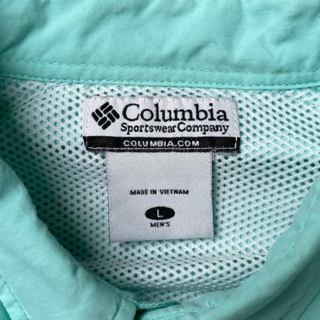 Columbia(コロンビア)の90年代 Columbia コロンビア PFG フィッシングシャツ ナイロンシャツ メンズL メンズのトップス(シャツ)の商品写真